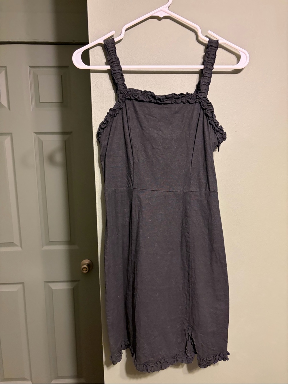 Urban outfitters black  Ruffle-Strap Sundress